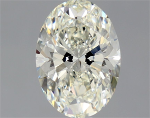 Picture of Natural Diamond 0.90 Carats, Oval with  Cut, K Color, VS1 Clarity and Certified by GIA