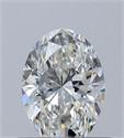 Diamante Natural 0.51 quilates, Ovalado , Color H, claridad VS2 y certificado GIA