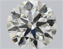 Natural Diamond 0.70 Carats, Round with Very Good Cut, J Color, IF Clarity and Certified by GIA