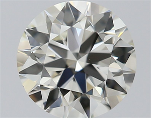 Picture of Natural Diamond 0.70 Carats, Round with Very Good Cut, J Color, IF Clarity and Certified by GIA
