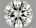 Natural Diamond 0.71 Carats, Round with Excellent Cut, K Color, SI2 Clarity and Certified by GIA