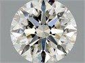 Natural Diamond 0.80 Carats, Round with Excellent Cut, L Color, SI2 Clarity and Certified by GIA