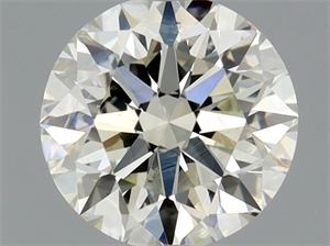 Picture of Natural Diamond 0.80 Carats, Round with Excellent Cut, L Color, SI2 Clarity and Certified by GIA