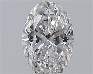 Picture of Natural Diamond 0.56 Carats, Oval with  Cut, F Color, VS1 Clarity and Certified by GIA