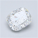 Natural Diamond 1.24 Carats, Cushion with  Cut, D Color, VVS1 Clarity and Certified by GIA
