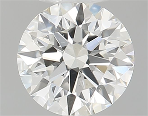 Foto Diamante Natural 0.57 quilates, Redondo , Color I, claridad SI1 y certificado GIA de