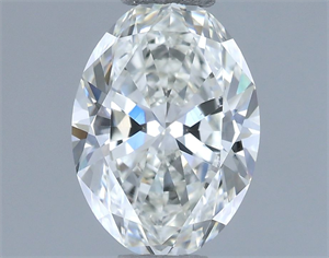 Picture of Natural Diamond 0.70 Carats, Oval with  Cut, H Color, VS1 Clarity and Certified by IGI