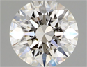 Natural Diamond 0.53 Carats, Round with Excellent Cut, I Color, VS2 Clarity and Certified by GIA