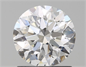 Diamante Natural 1.22 quilates, Redondo , Color F, claridad VVS2 y certificado GIA