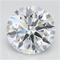 Del inventario de diamantes de laboratorio, 2.05 quilates, Redondo , Color D, claridad IF y certificado IGI