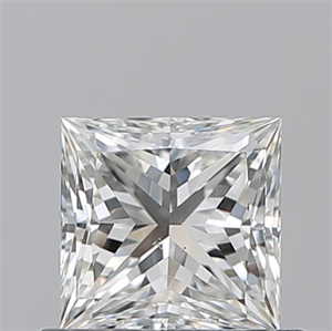 Picture of Natural Diamond 0.70 Carats, Princess with  Cut, H Color, VS2 Clarity and Certified by GIA