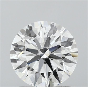 Picture of Lab Grown Diamond 1.31 Carats, Round with Ideal Cut, D Color, VS1 Clarity and Certified by IGI