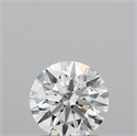 Lab Grown Diamond 0.96 Carats, Round with Ideal Cut, D Color, VVS2 Clarity and Certified by IGI