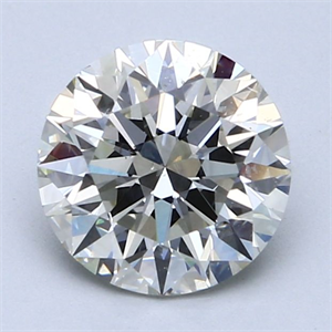 Foto Diamante Natural 2.01 quilates, Redondo , Color J, claridad SI1 y certificado GIA de