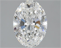 Natural Diamond 2.51 Carats, Oval with  Cut, G Color, VS2 Clarity and Certified by GIA