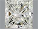Natural Diamond 0.90 Carats, Princess with  Cut, J Color, VVS1 Clarity and Certified by GIA