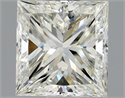 Natural Diamond 0.90 Carats, Princess with  Cut, J Color, VVS1 Clarity and Certified by GIA