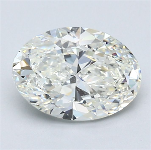 Picture of Natural Diamond 1.50 Carats, Oval with  Cut, I Color, VS1 Clarity and Certified by GIA