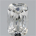 Natural Diamond 0.70 Carats, Cushion with  Cut, G Color, VS2 Clarity and Certified by GIA