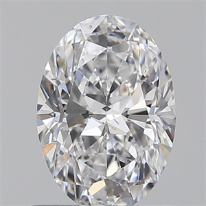 Picture of Natural Diamond 0.70 Carats, Oval with  Cut, D Color, SI1 Clarity and Certified by GIA