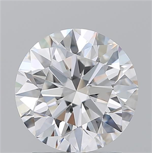 Picture of Natural Diamond 2.02 Carats, Round with Excellent Cut, D Color, VS1 Clarity and Certified by GIA