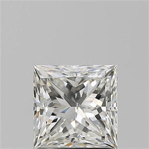 Foto Diamante Natural 1.50 quilates, Princesa , Color J, claridad SI2 y certificado GIA de
