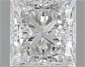 Natural Diamond 1.50 Carats, Princess with  Cut, J Color, VS2 Clarity and Certified by GIA