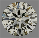 Natural Diamond 0.40 Carats, Round with Excellent Cut, L Color, SI1 Clarity and Certified by IGI