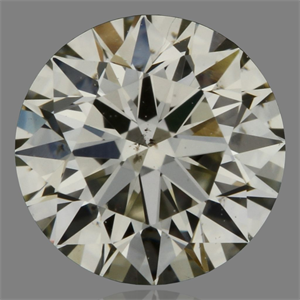 Picture of Natural Diamond 0.40 Carats, Round with Excellent Cut, L Color, SI1 Clarity and Certified by IGI