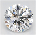 Del inventario de diamantes de laboratorio, 2.05 quilates, Redondo , Color D, claridad IF y certificado IGI