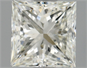 Natural Diamond 1.00 Carats, Princess with  Cut, I Color, VS2 Clarity and Certified by GIA