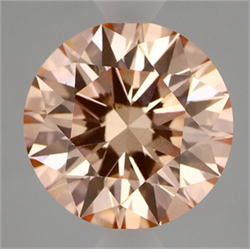 Picture of Lab Grown Diamond 3.02 Carats, Round with Excellent Cut, Fancy Vivid Pink Color, VS1 Clarity and Certified by IGI