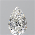 Natural Diamond 0.72 Carats, Pear with  Cut, G Color, VS1 Clarity and Certified by GIA