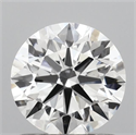 Lab Grown Diamond 1.05 Carats, Round with Ideal Cut, D Color, VS1 Clarity and Certified by IGI