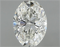 Natural Diamond 0.70 Carats, Oval with  Cut, I Color, IF Clarity and Certified by GIA