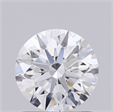 Lab Grown Diamond 1.03 Carats, Round with Ideal Cut, D Color, IF Clarity and Certified by IGI