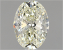 Natural Diamond 1.01 Carats, Oval with  Cut, L Color, VS1 Clarity and Certified by GIA