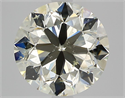 Diamante Natural 3.00 quilates, Redondo , Color L, claridad SI1 y certificado HRD