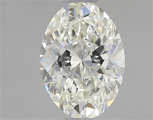 Picture of Natural Diamond 0.54 Carats, Oval with  Cut, H Color, VS1 Clarity and Certified by IGI