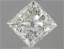 Natural Diamond 0.82 Carats, Princess with  Cut, I Color, IF Clarity and Certified by IGI