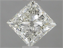 Natural Diamond 0.82 Carats, Princess with  Cut, I Color, IF Clarity and Certified by IGI