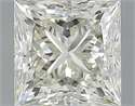 Diamante Natural 1.50 quilates, Princesa , Color J, claridad VVS2 y certificado IGI
