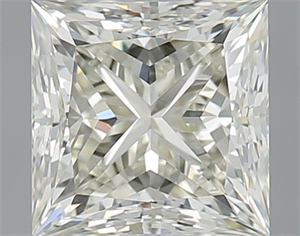 Foto Diamante Natural 1.50 quilates, Princesa , Color J, claridad VVS2 y certificado IGI de