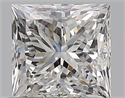 Natural Diamond 0.70 Carats, Princess with  Cut, E Color, VS1 Clarity and Certified by GIA