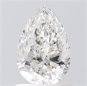 Natural Diamond 0.85 Carats, Pear with  Cut, E Color, VS1 Clarity and Certified by GIA