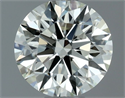 Natural Diamond 0.50 Carats, Round with Excellent Cut, M Color, VVS2 Clarity and Certified by GIA