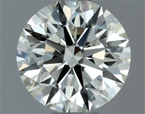 Picture of Natural Diamond 0.50 Carats, Round with Excellent Cut, M Color, VVS2 Clarity and Certified by GIA