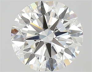 Picture of Natural Diamond 2.01 Carats, Round with Excellent Cut, I Color, VVS2 Clarity and Certified by GIA