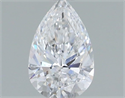 Natural Diamond 0.51 Carats, Pear with  Cut, D Color, SI1 Clarity and Certified by GIA