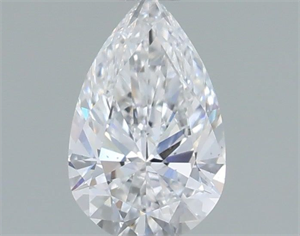 Picture of Natural Diamond 0.51 Carats, Pear with  Cut, D Color, SI1 Clarity and Certified by GIA